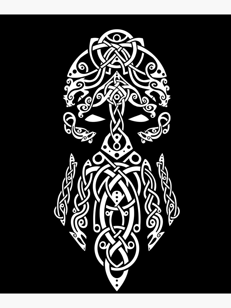 Tyr God of War Law and Justice Traditional Knotwork Art 