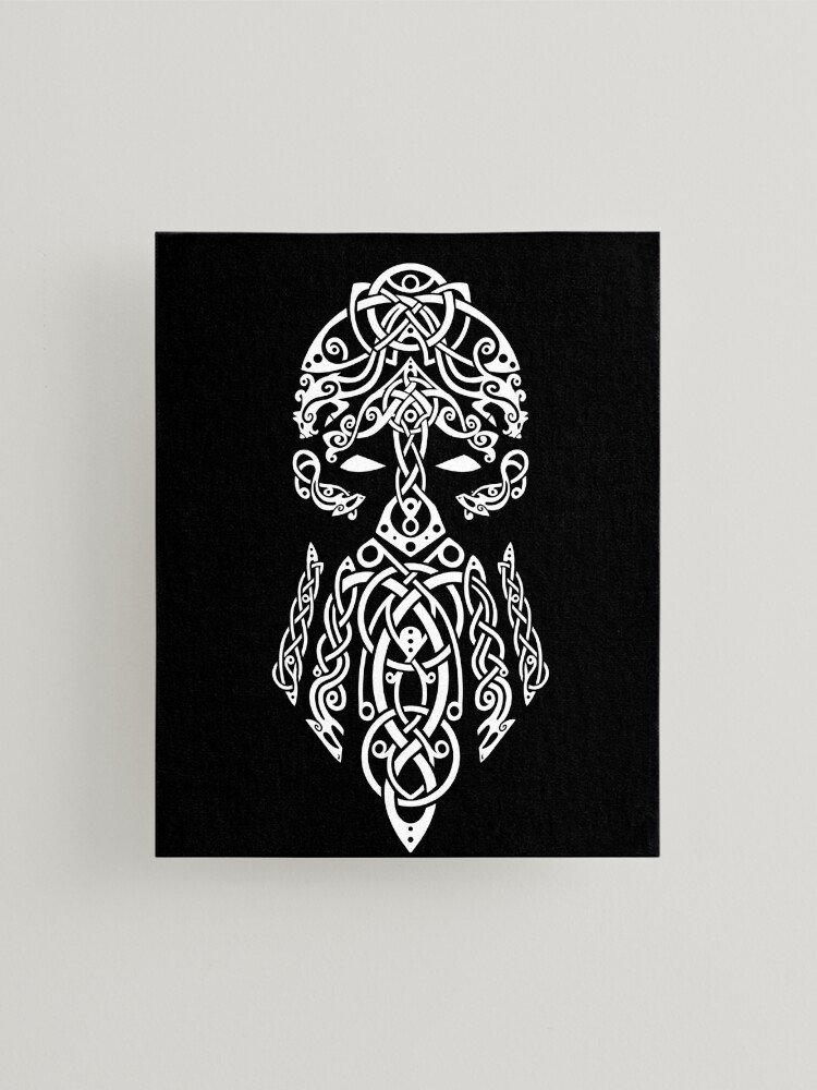 Tyr, Norse God of War, Law and Justice - White Sticker for Sale