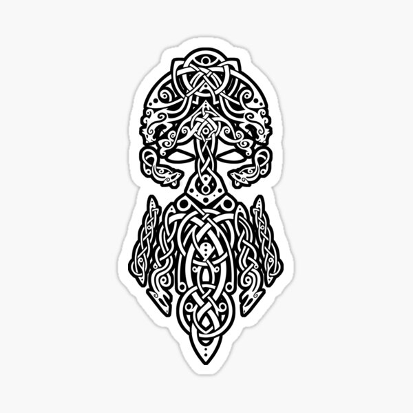 Tyr, God of Justice Sticker for Sale by CarolynFallon