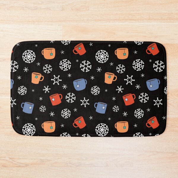 Item preview, A Cup of Tea while Watching the Snow pattern designed and sold by nutmegfairy.