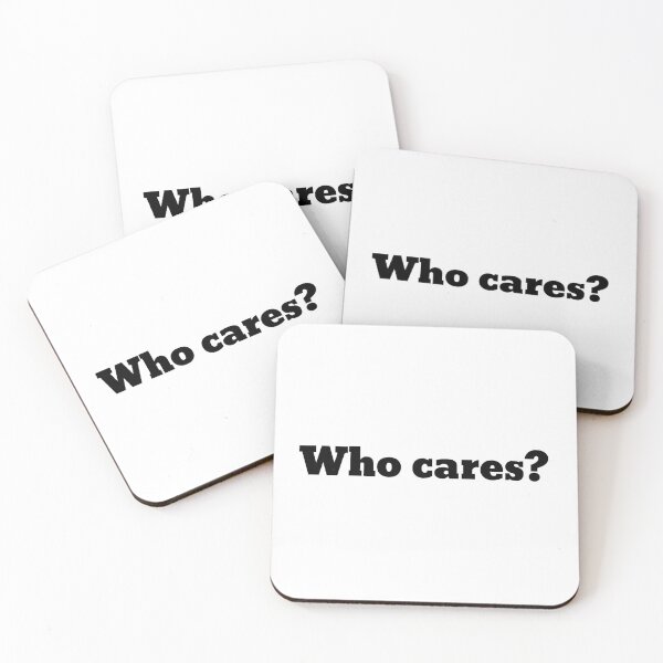 Item preview, Who cares? Trending T-shirt design designed and sold by phassystore.