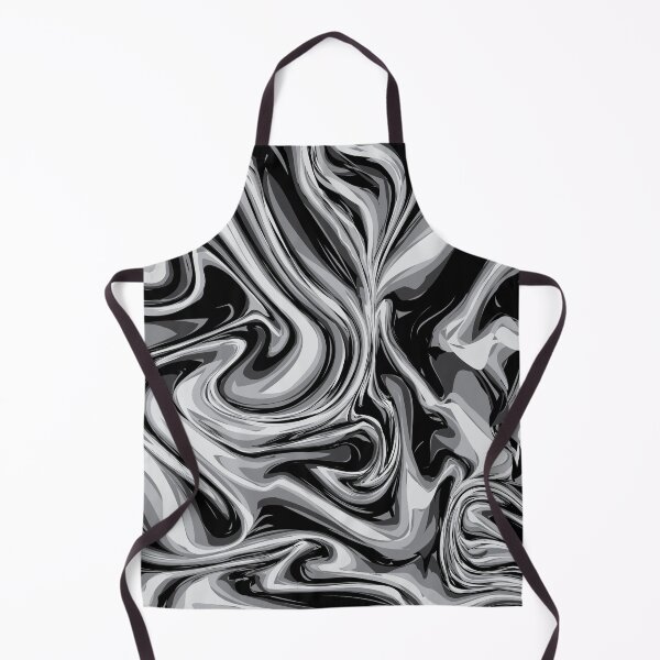 Item preview, Black and white liquid marble texture pattern. designed and sold by MrazTees.