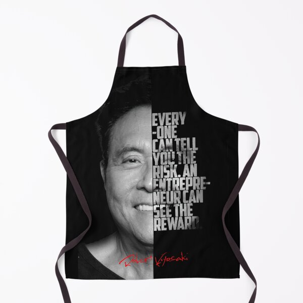 Item preview, Black and white Robert Kiyosaki Rich Dad Poor Dad quote. designed and sold by Enea Kelo.