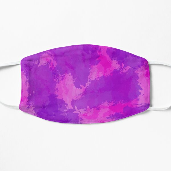 Pink & Purple artwork Flat Mask