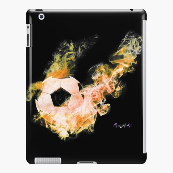 Fussball in Flammen iPad – Leichte Hülle