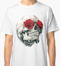 Rose Eye Skull Classic T-Shirt