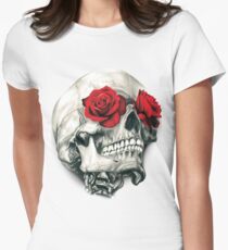 Camiseta entallada Rose Eye Skull