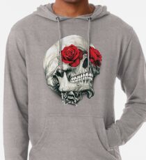 Sudadera con capucha ligera Rose Eye Skull