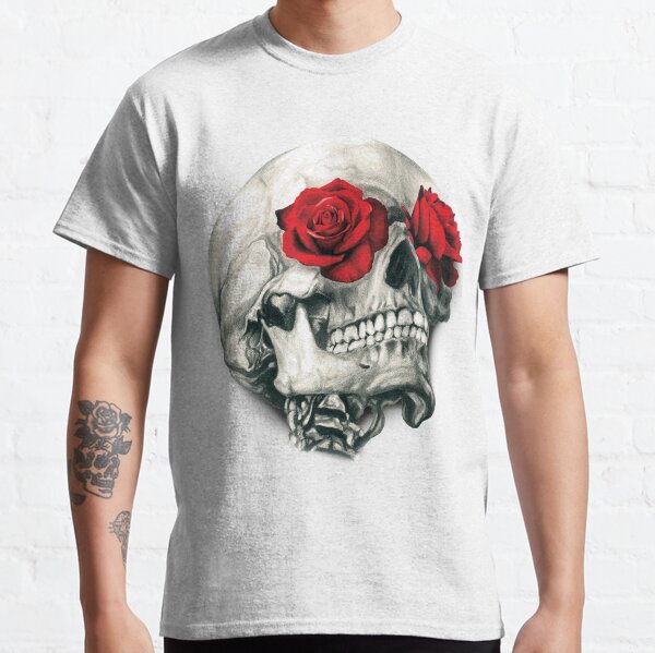 Rose Eye Skull Classic T-Shirt