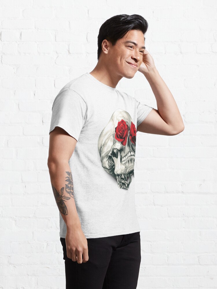 Alternative Ansicht von Rosenaugenschädel Classic T-Shirt