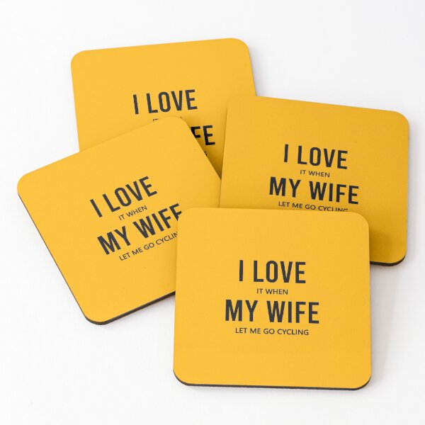 Item preview, I love it when my wife let me go cycling - Gift idea for Husband and Dad designed and sold by Ay-mane.