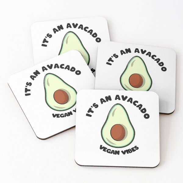Item preview, It's An Avacado Vegan Vibes Quotes Design  designed and sold by YueHeng Creates ⭐⭐⭐⭐⭐.