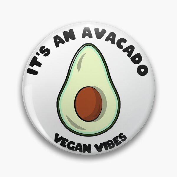 Item preview, It's An Avacado Vegan Vibes Quotes Design  designed and sold by YueHeng Creates ⭐⭐⭐⭐⭐.