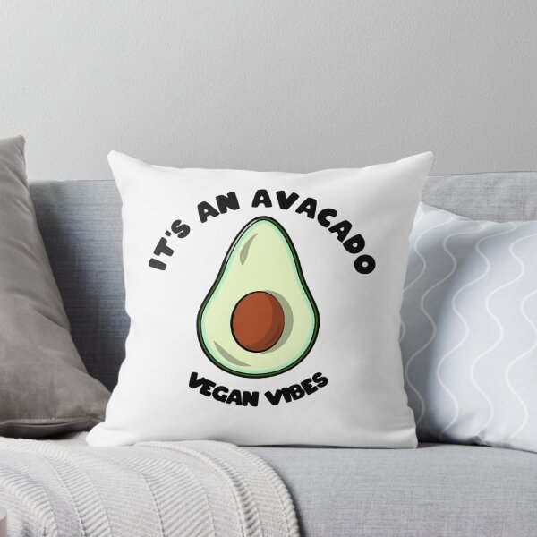 Item preview, It's An Avacado Vegan Vibes Quotes Design  designed and sold by YueHeng Creates ⭐⭐⭐⭐⭐.