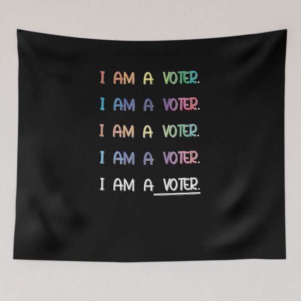 Item preview, I AM A VOTER 2020 elections designed and sold by Retryticall.