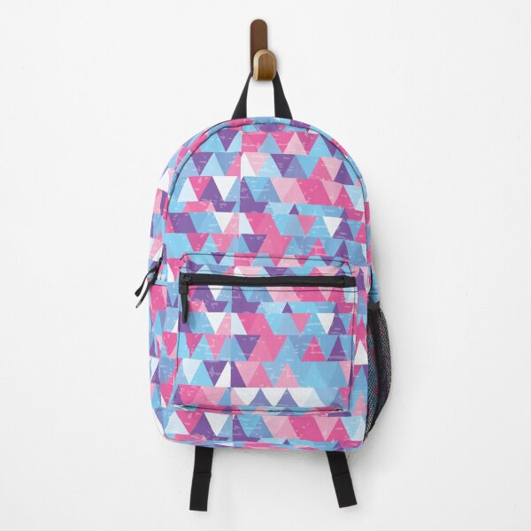 Item preview, Art illustration of abstract colorful triangle repeating pattern designed and sold by MrazTees.
