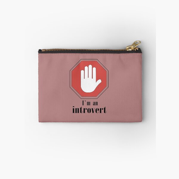Item preview, stop sign and i`m an introvert slogan designed and sold by Galena Georgieva.