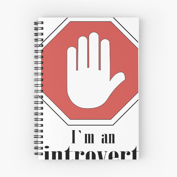 Item preview, stop sign and i`m an introvert slogan designed and sold by Galena Georgieva.