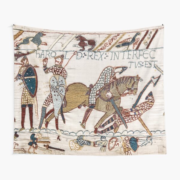 Item preview, THE BAYEUX TAPESTRY ,The Death of King Harold at Battle of Hastings. designed and sold by BulganLumini.
