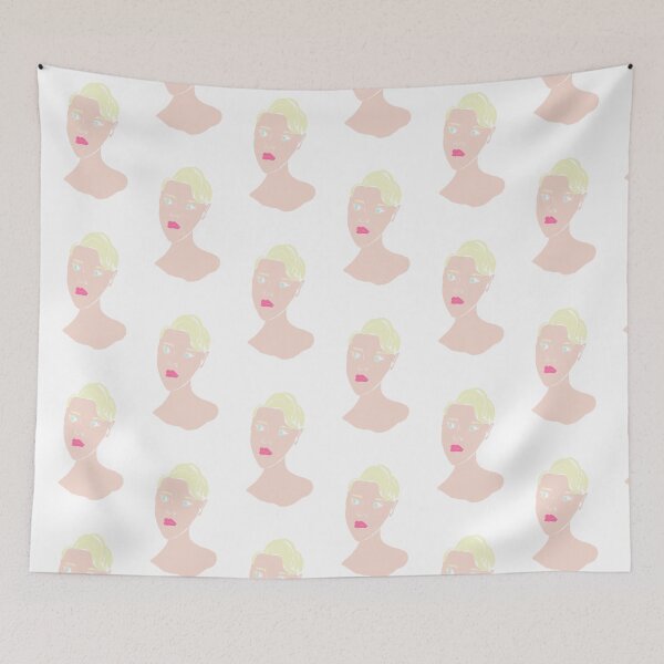 Item preview, Pop art blond short haired girl designed and sold by Nailia Kublashvili.