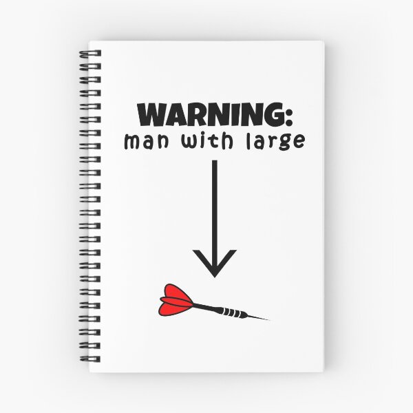 Item preview, Warning: man with large dart designed and sold by TheGreenGoat.
