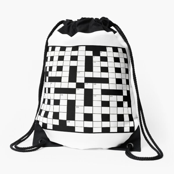 Crossword Clue Drawstring Bags Redbubble