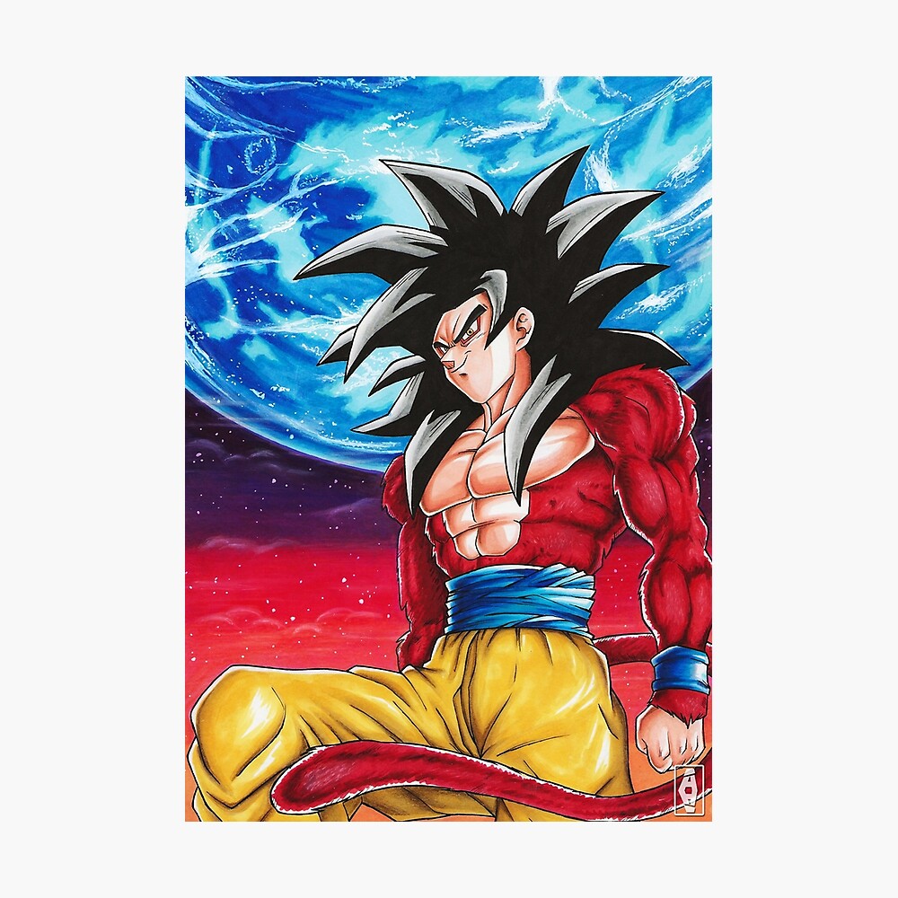 Dragon Ball Z , DBZ Super Saiyan , Goku #4 Poster by Lassio - Fine Art  America
