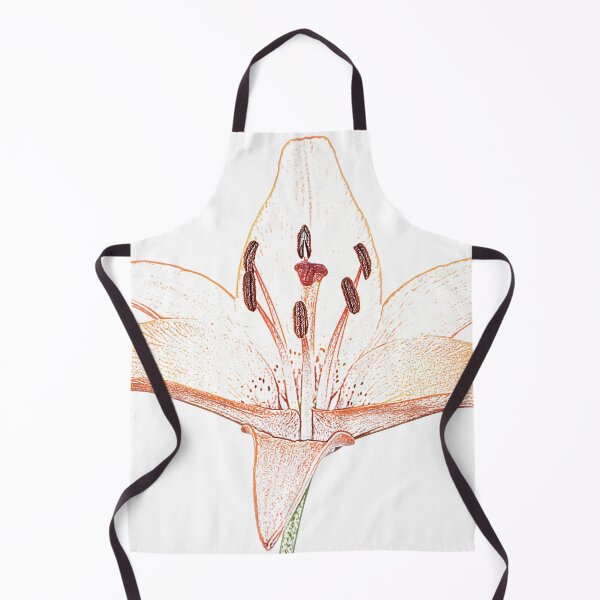 Item preview, Lilium  'Orange Pixie'  Dwarf Asiatic lily  Photo with artistic filter applied designed and sold by Chris Burrows.