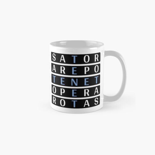 Item preview, Tasse Tenet - Inspirée de l'ancien puzzle Sator Square. designed and sold by Taliesin-Shop.