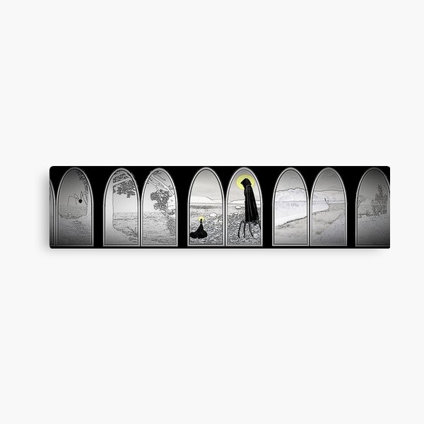Silt Verses Art - "Pray Through The Horror" Canvas Print