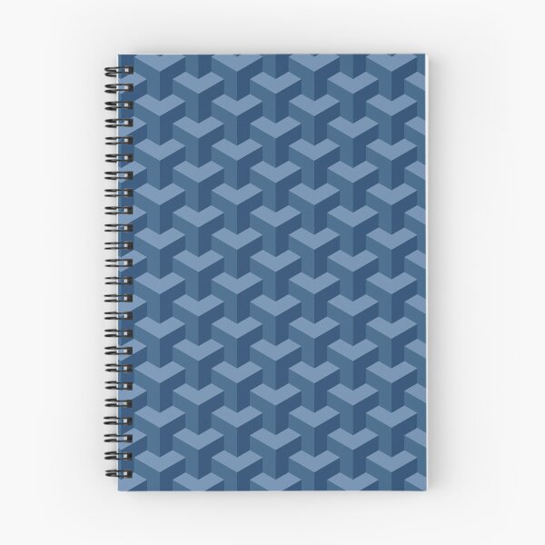 Artikelvorschau, Geometrischer verwobener Würfel - Blau entworfen und verkauft von JPuckett-Design.