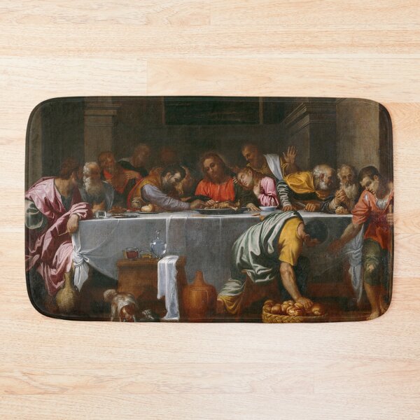 Item preview, Last Supper - Agostino Carracci - c1595 designed and sold by CrankyOldDude.