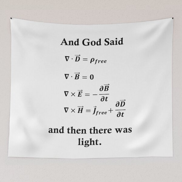Item preview, Maxwell Equations God Light Physics Nerd Science designed and sold by LeMuesch.