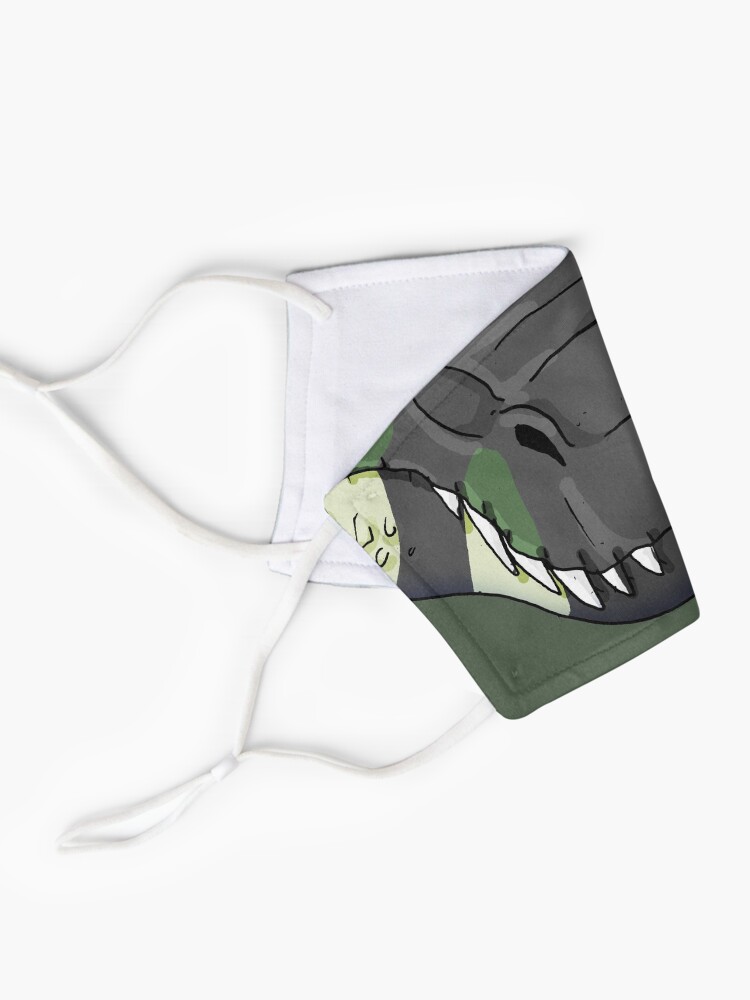Alternate view of Natural T-Rex Mask Mask