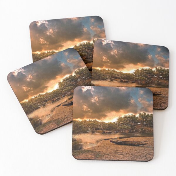 Item preview, Nicaragua Rio River Panoramic Sunset Nature Photography Costa Rica North America Wall Art, Home Decor, Phone Case, Mask designed and sold by TheGreekGuy.