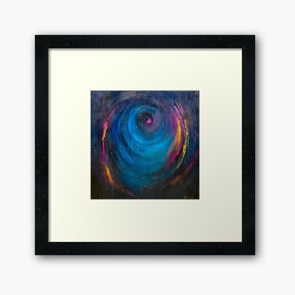 The Heart of God Galaxy Framed Art Print