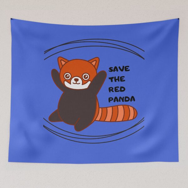Item preview, The red panda we have to save designed and sold by mikoala50.