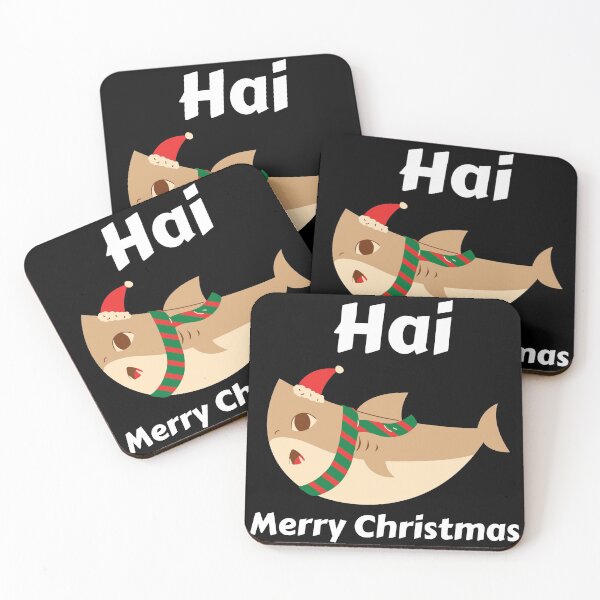 Item preview, Hai Shark Merry Christmas Frohe Weinachten designed and sold by Time4German.