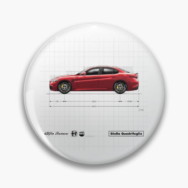 Artikelvorschau, Alfa Romeo Giulia Quadrifoglio Verde Blaupause entworfen und verkauft von Azaziel.