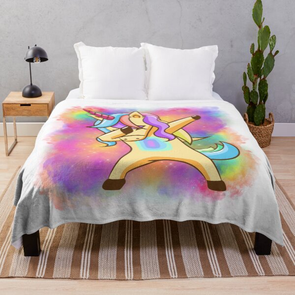 Artikelvorschau, Helles tupfendes Einhorn-Regenbogenwolken-Design entworfen und verkauft von Gramsta.