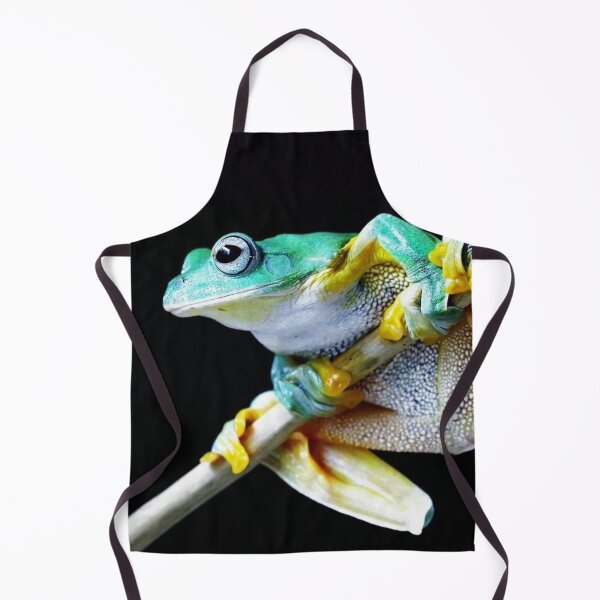 Item preview, Green Yellow Frog Photo Nature Photography Frog Lovers Dumpy Black Eyed Pet Amphibian designed and sold by TheGreekGuy.