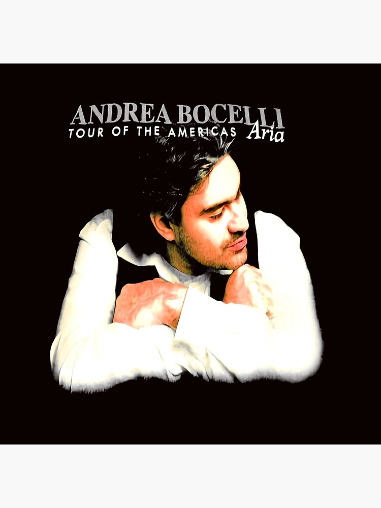 "1998 Andrea Bocelli Vintage Aria The Opera Album Tour" Acrylic Block ...