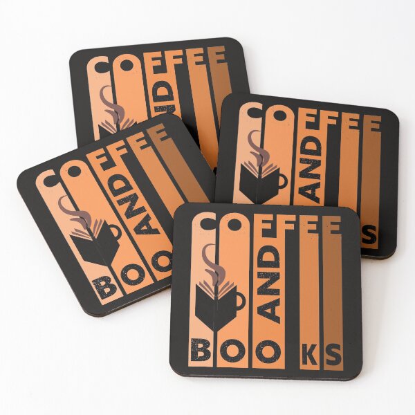 Item preview, coffee and books designed and sold by virilamissa.