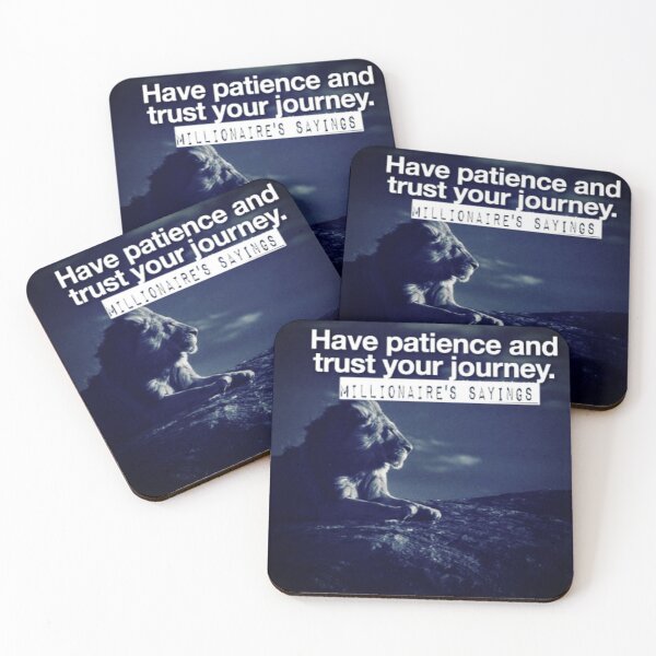 Item preview, Have patience and trust your journey, simple and motivational quote.  designed and sold by Lina369.