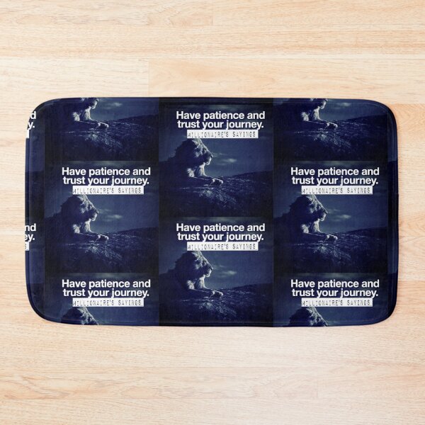 Item preview, Have patience and trust your journey, simple and motivational quote.  designed and sold by Lina369.