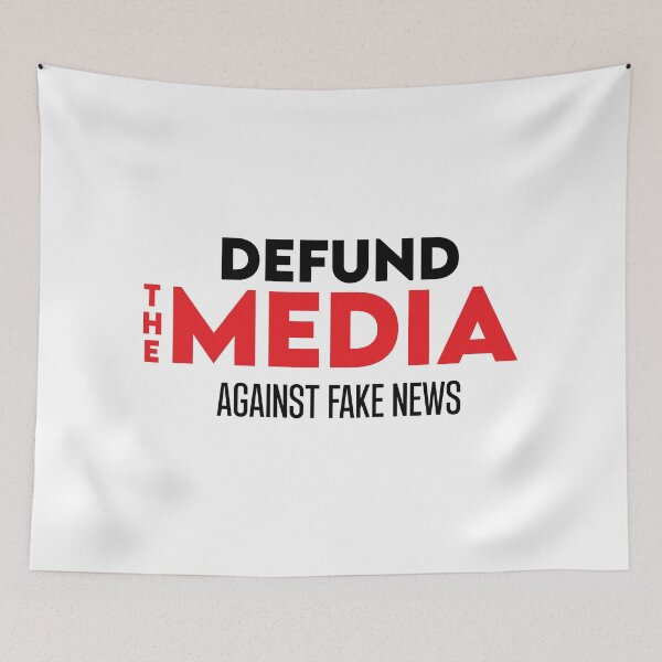 Item preview, Defund The Media | Stop Fake News designed and sold by bhaktishendkar.