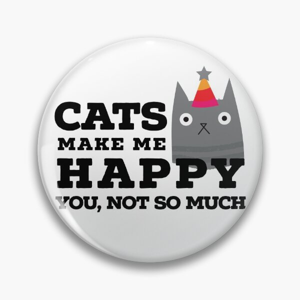 Item preview, Cats make me happy designed and sold by DesignsByRisa.
