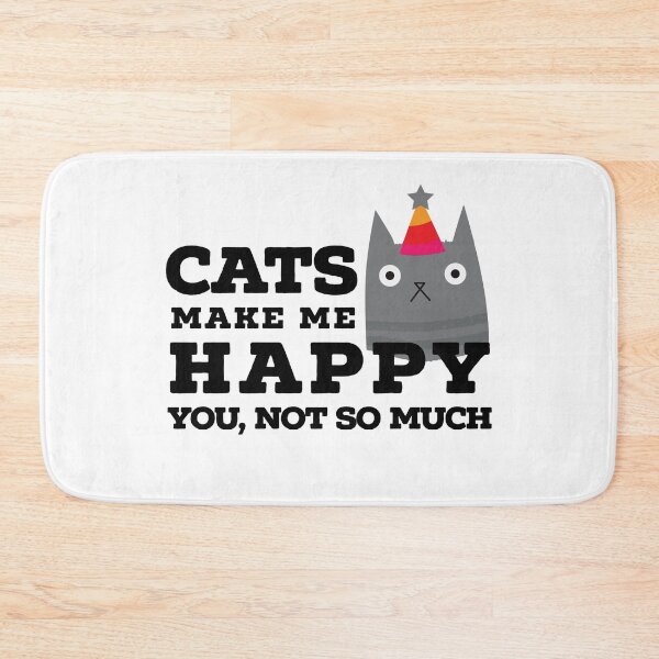 Item preview, Cats make me happy designed and sold by DesignsByRisa.
