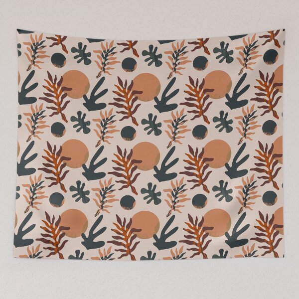 Item preview, Boho Abstract Botanical Art designed and sold by Sadhana Design Studio.