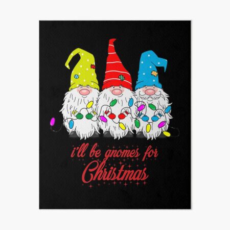 Gnome Christmas Decorations Art Board Print for Sale by Svetlana Pelin